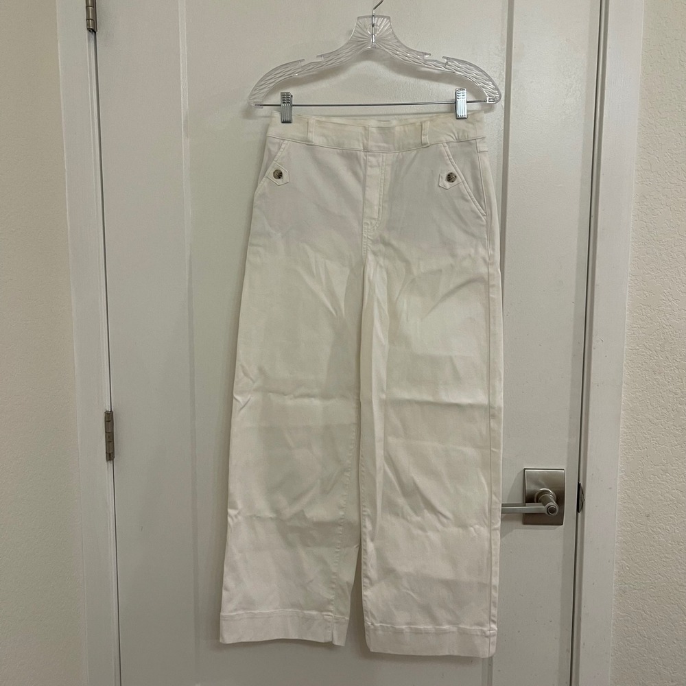 Spanx Wide Leg Chic Pull On Pants Casual Fitted Clean‎ Girl Office Siren